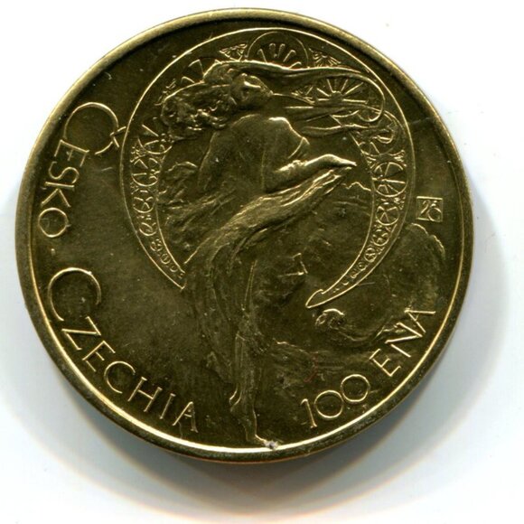 Czech Republic Alfons Mucha Commemorative Medal (b558-8) - Picture 2 of 2